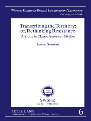 cover image of Transcribing the Territory; or, Rethinking Resistance